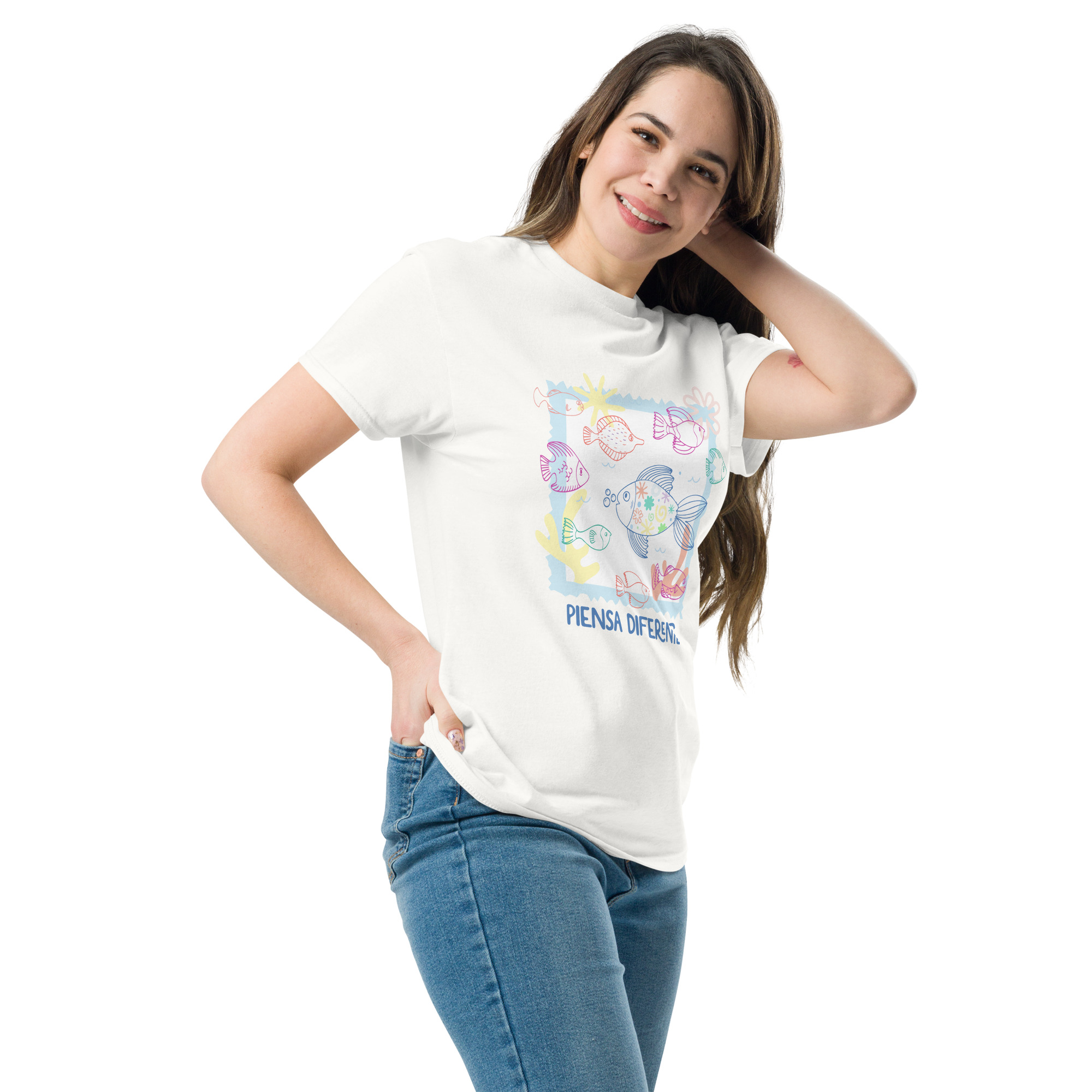 Camiseta unisex "Piensa Diferente" - Imagen 2