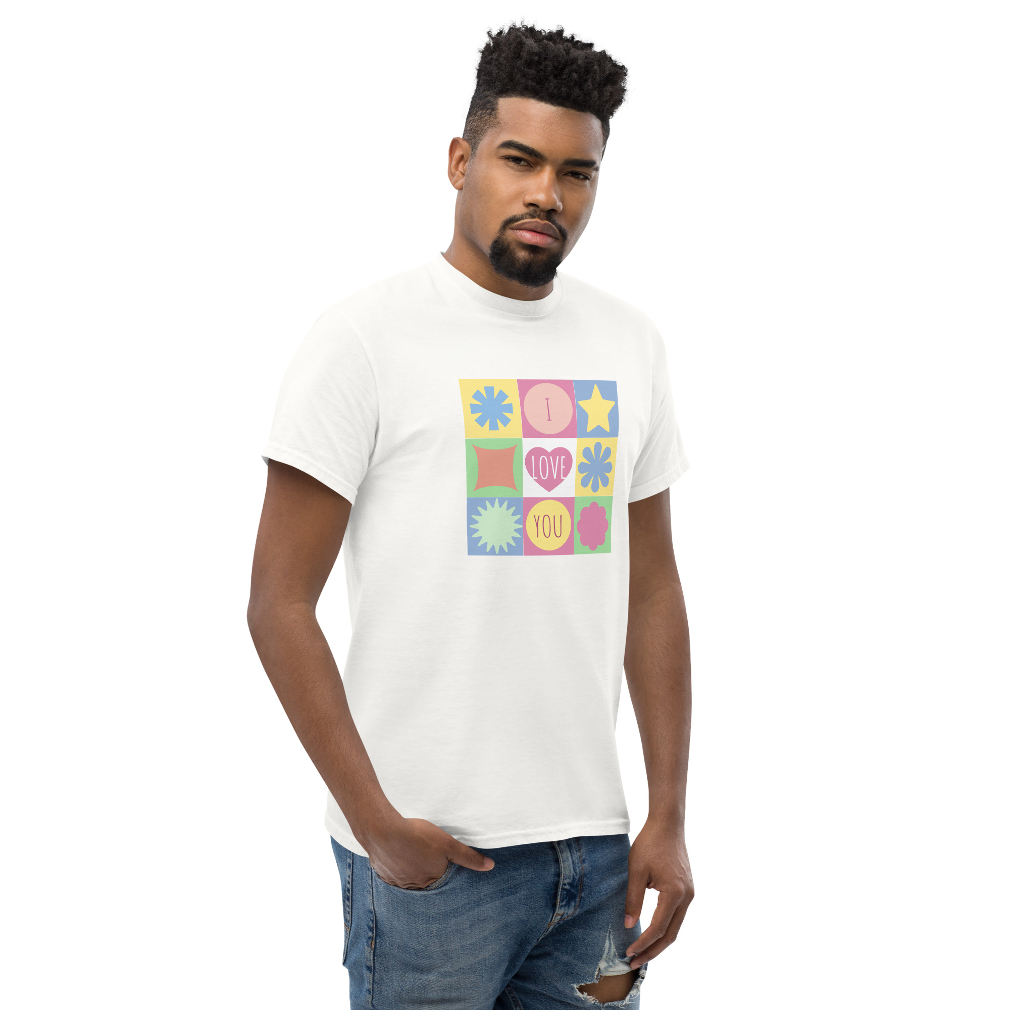Camiseta unisex "I love you" - Imagen 2