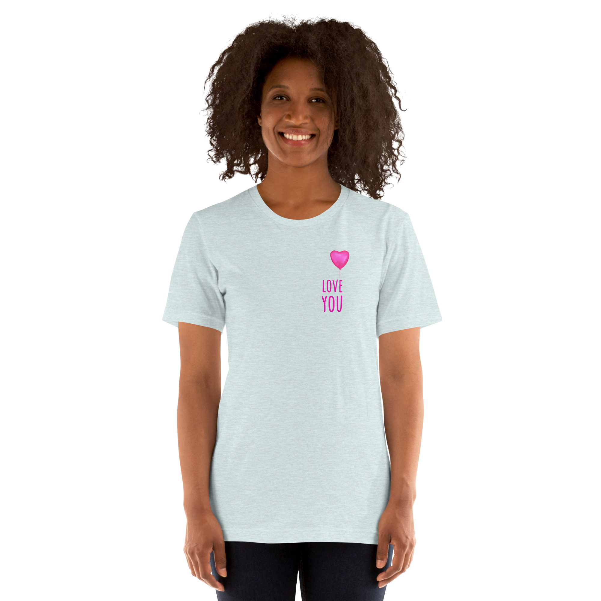 Camiseta unisex "Love You" - Imagen 7