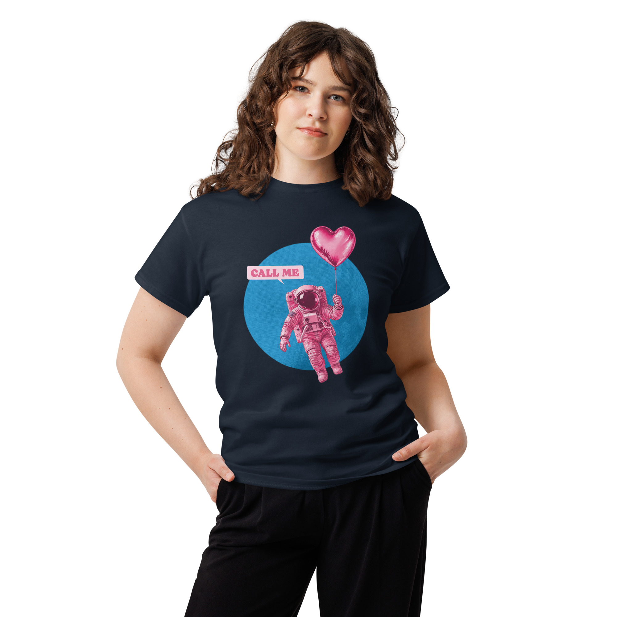 Camiseta clásica Call Me - Imagen 2