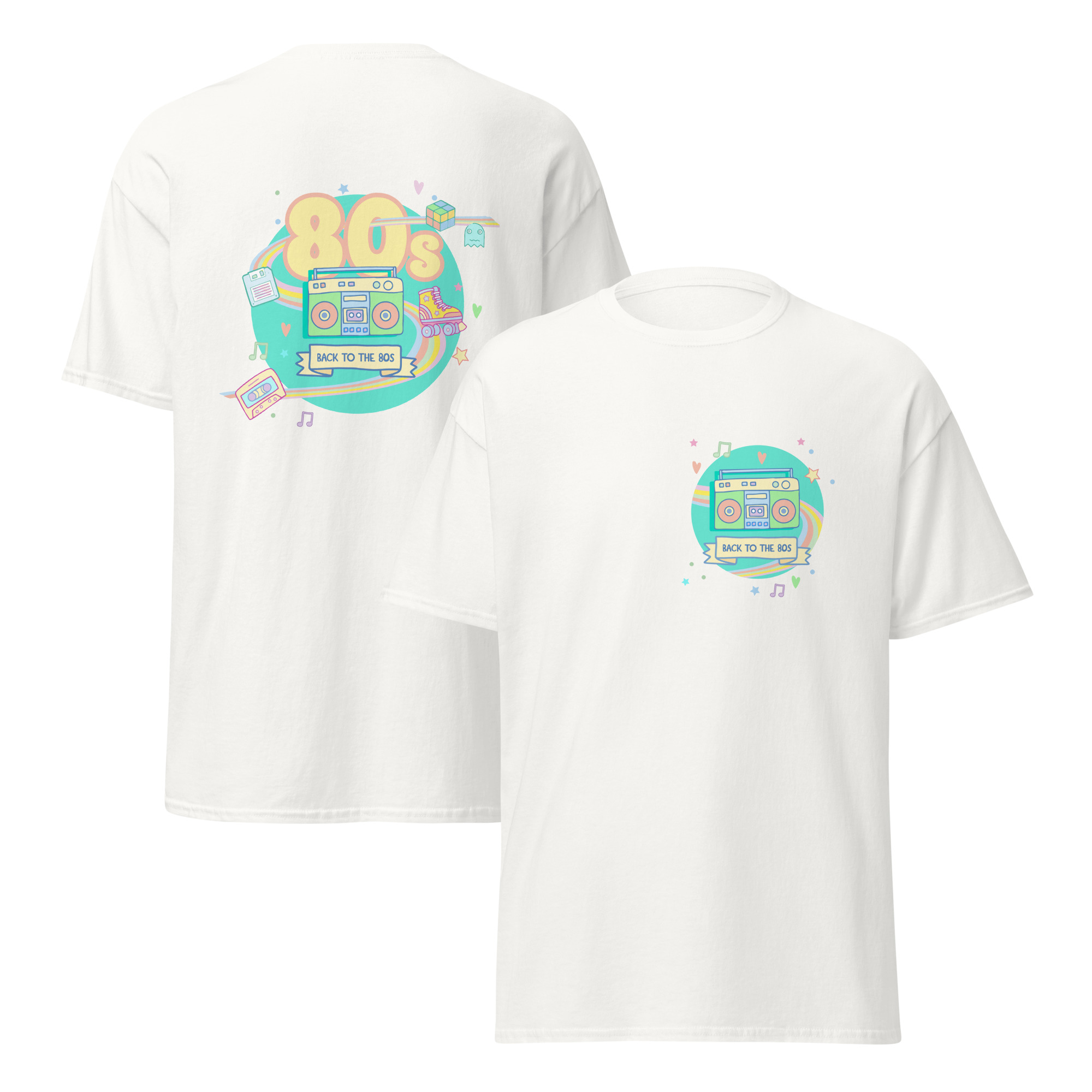 Camiseta unisex "Back to the 80s"