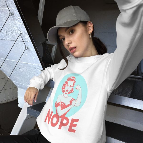 Sudadera unisex  "NOPE"