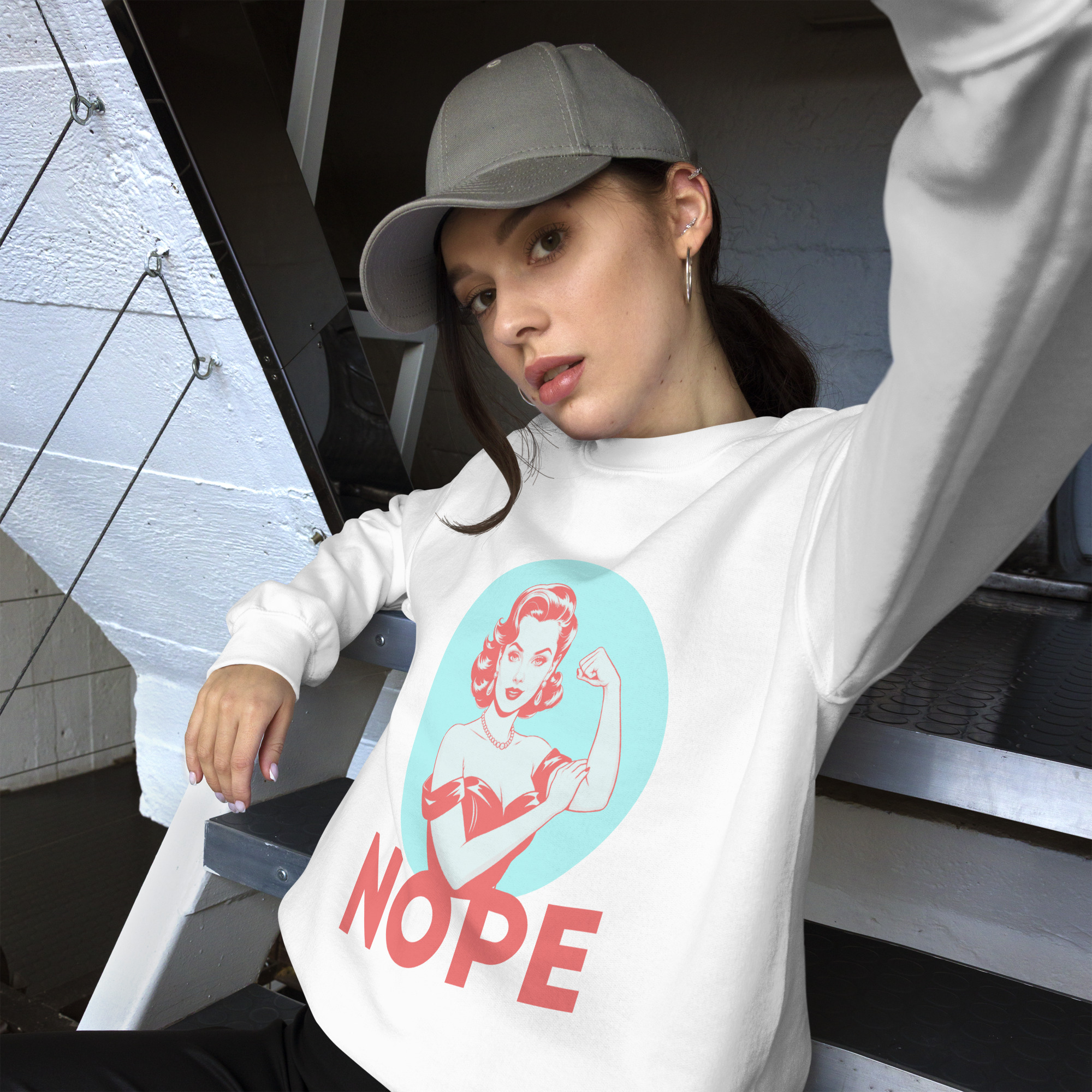 Sudadera unisex "NOPE"