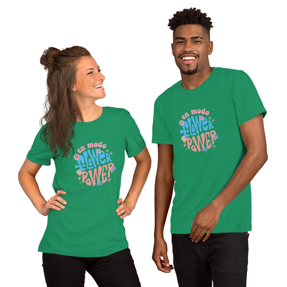 Camiseta unisex "Modo Flower Power" - Imagen 8