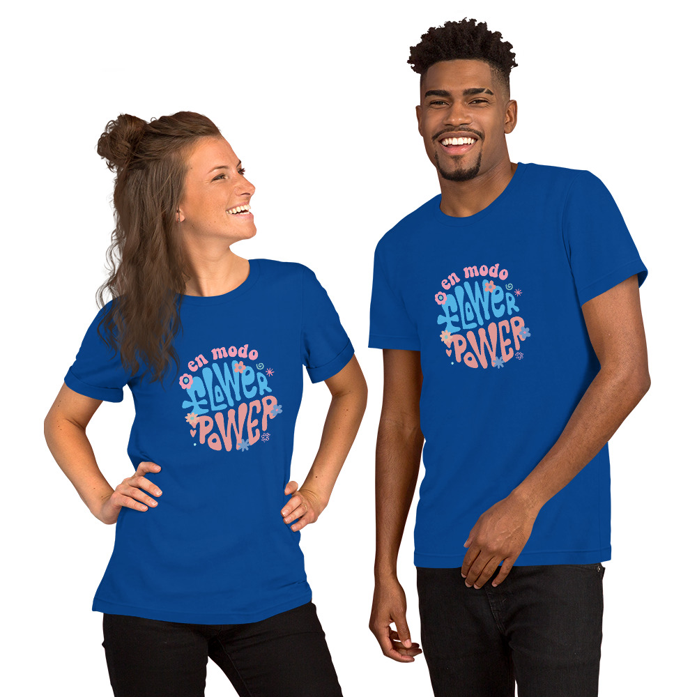 Camiseta unisex "Modo Flower Power" - Imagen 5