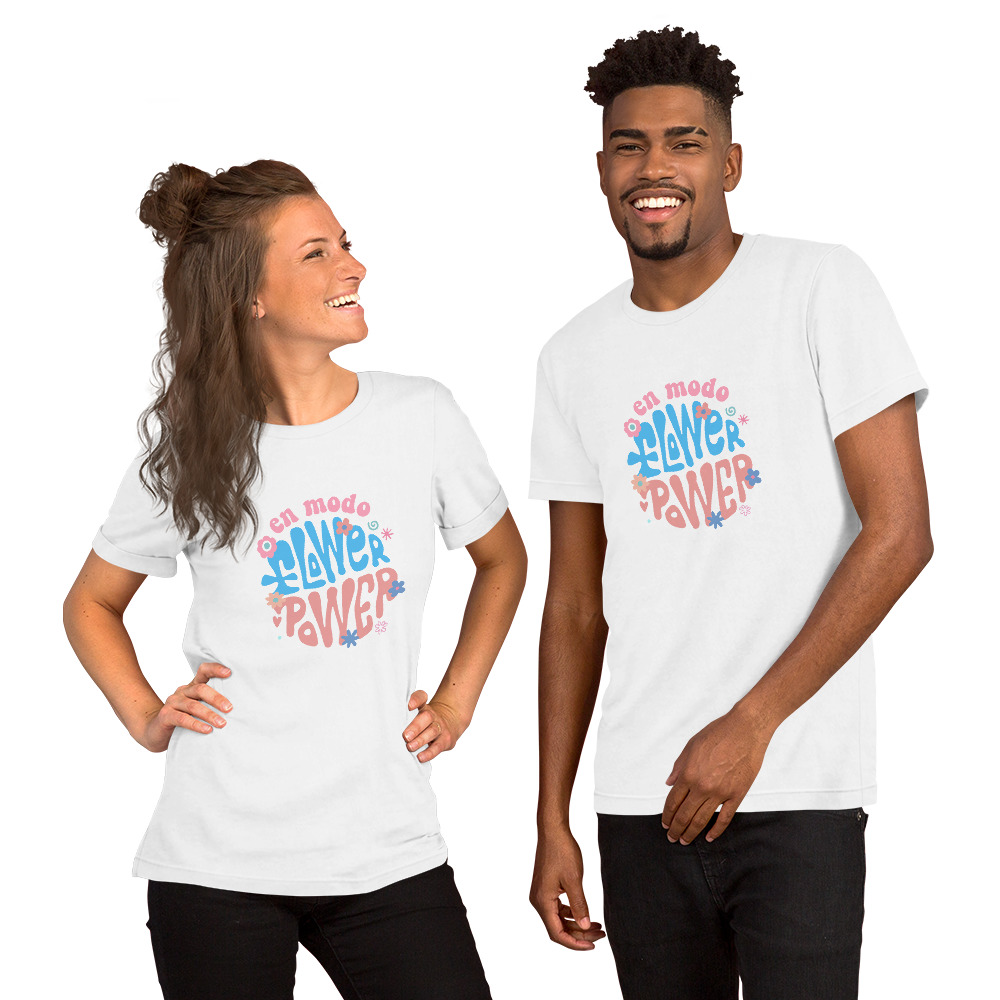 Camiseta unisex "Modo Flower Power" - Imagen 10